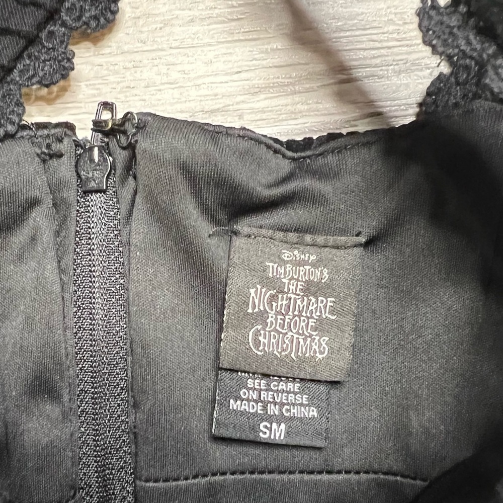 Disney Nightmare Before Christmas : velvet flocked corset detail dress - Picture 9 of 13